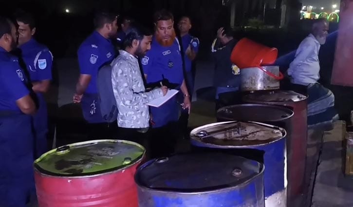 গাজীপুরে ৩ হাজার লিটার ডিজেল জব্দ, জরিমানা