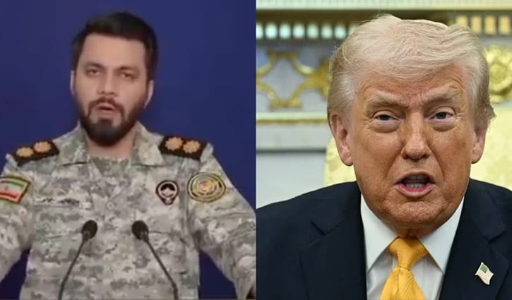 ‘নিজেদের সঙ্গে আলোচনা করছেন নাকি?’ ট্রাম্পকে ইরানি সামরিক বাহিনীর খোঁচা