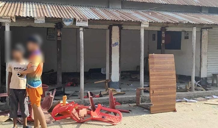 ছেলের পিস্তলের গুলিতে আহত বাবা