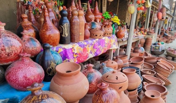 বৈশাখের উৎসবে মৃৎশিল্পে নতুন প্রাণ