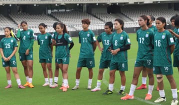 কোরিয়ার বিপক্ষে ম্যাচের আগে জোর প্রস্তুতিতে বাংলাদেশ দল