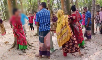 করলা চুরির দায়ে স্ত্রীকে গাছে বেঁধে নির্যাতন, ভিডিও ভাইরাল