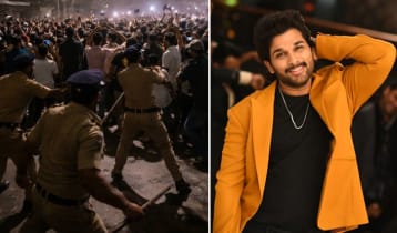 জন্মদিন: ভিড় সামলাতে হিমশিম খান আল্লুর নিরাপত্তারক্ষী-পুলিশ