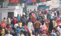 সদরঘাটে রাজধানীমুখী মানুষের ভিড়