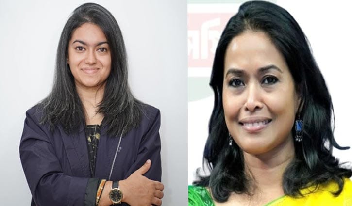 এনসিপি ঢাকা জেলা উত্তর কমিটির শীর্ষপদে নাবিলা ও দিলশানা