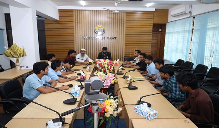 শাবিপ্রবি উপাচার্যের সাথে প্রেসক্লাবের সদস্যদের সৌজন্য সাক্ষাৎ