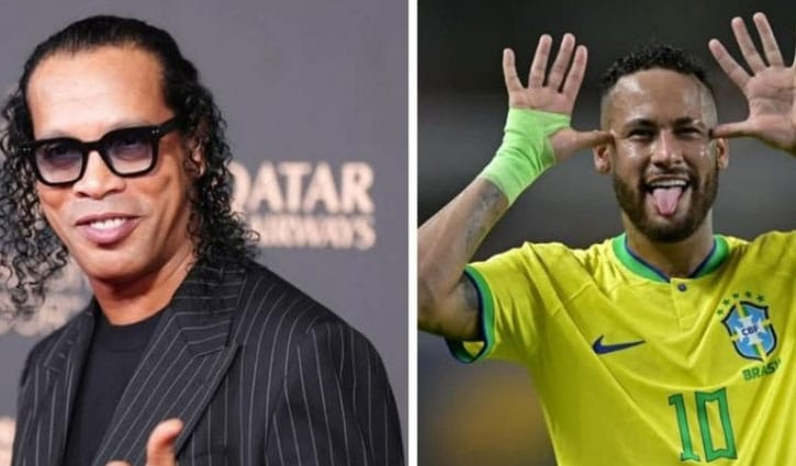 নেইমার এক পায়ে খেললেও অধিকাংশ ব্রাজিলিয়ানের চেয়ে ভালো: রোনালদিনহো