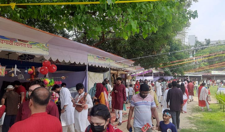 বৈশাখী উৎসবে প্রাণের মিলনমেলা শিল্পকলায়