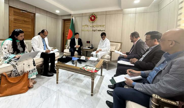 কৃষিমন্ত্রীর সঙ্গে জাতিসংঘের প্রতিনিধিদলের সাক্ষাৎ