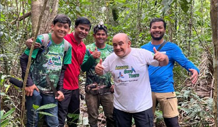 অ্যামাজন অভিযানে বাংলাদেশি ট্রাভেল ভ্লগার সুমন ও নিলয় 