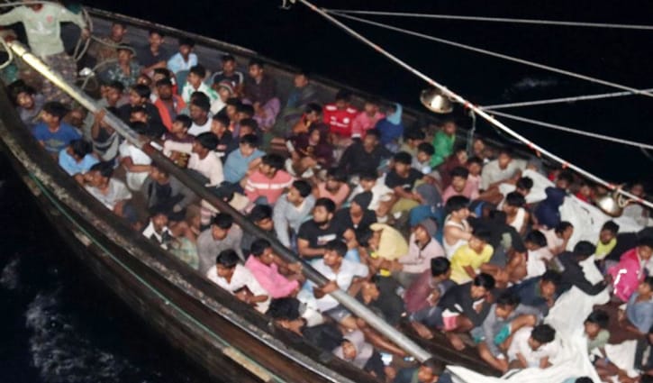 সাগরপথে মালয়েশিয়া পাচারকালে ১৫৩ জন উদ্ধার, আটক ১৫