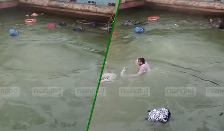 ভেসে উঠলেন ৮ যাত্রী ও কতগুলো ব্যাগ