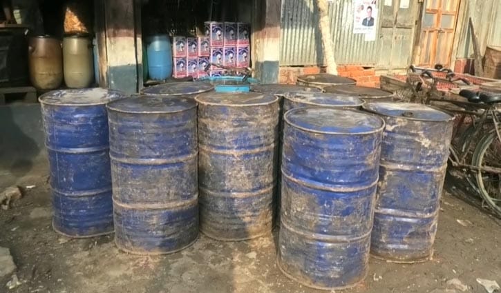 নোয়াখালীতে ৩ হাজার লিটার ডিজেল জব্দ