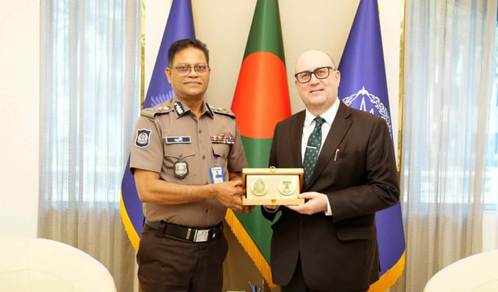 আইজিপির সঙ্গে মাল্টার রাষ্ট্রদূতের সাক্ষাৎ