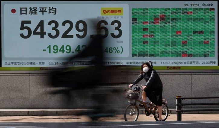 মধ্যপ্রাচ্যে সংঘাতের জেরে এশীয় শেয়ারবাজারে ধস