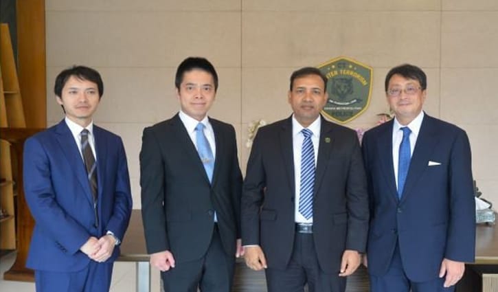 জাপানের কাউন্টার টেররিজম ইউনিটের ডিরেক্টর জেনারেলের সাথে সিটিটিসি প্রধানের সাক্ষাৎ