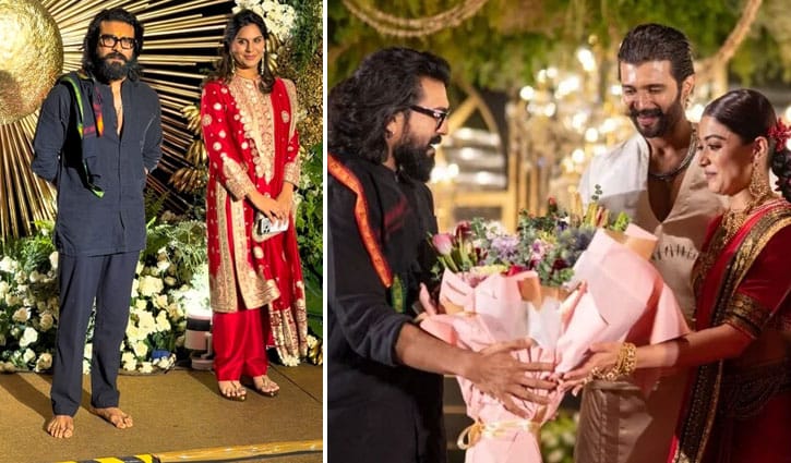 বিজয়-রাশমিকার বিয়ের অনুষ্ঠানে খালি পায়ে কেন রাম চরণ?