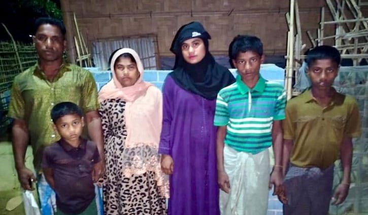মিয়ানমার থেকে পালিয়ে উখিয়া ক্যাম্পে এলো ৬ রোহিঙ্গা