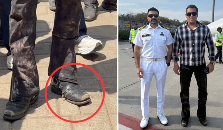 সালমানের ভাইরাল ছেঁড়া জুতা নিয়ে কী জানেন?