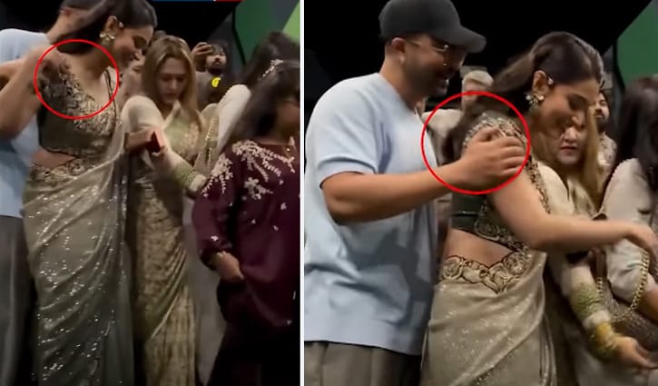 ফারিণের কাঁধে শাকিবের হাত, অস্বস্তি না কি ভুল বোঝাবুঝি?