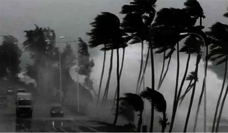 রাতের মধ্যে ঢাকাসহ ২০ অঞ্চলে ঝড়ের পূর্বাভাস