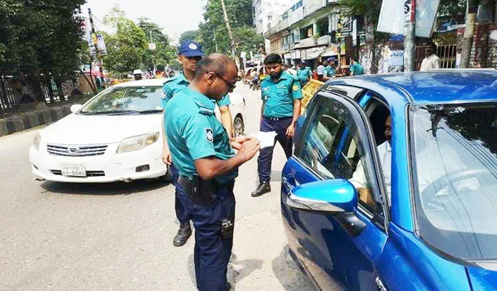 ট্রাফিক আইন লঙ্ঘন, ডিএমপির ১৩৩৮ মামলা