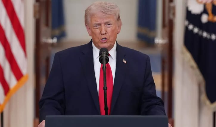 ইরান যুদ্ধে জয়ের দাবি ট্রাম্পের