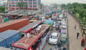চন্দ্রায় ১০, নবীনগরে ৫ কি.মি জুড়ে যানবাহনে ধীরগতি