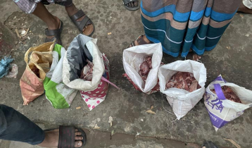 মৌলভীবাজারে চাঁদনী ঘাটে কোরবানির মাংসের হাট