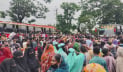 বেতনের দাবিতে মহাসড়ক অবরোধ, পুলিশের টিয়ারগ্যাস নিক্ষেপ