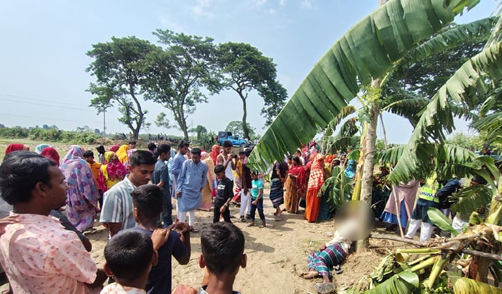 গাছে বাঁধা ছিল কৃষকের লাশ, পা ছিল মাটিতে